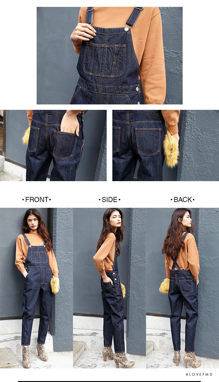 Rina Fukushi featured in  the Moussy catalogue for Autumn/Winter 2015