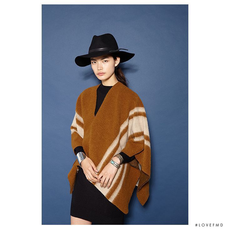 Rina Fukushi featured in  the Moussy catalogue for Autumn/Winter 2015