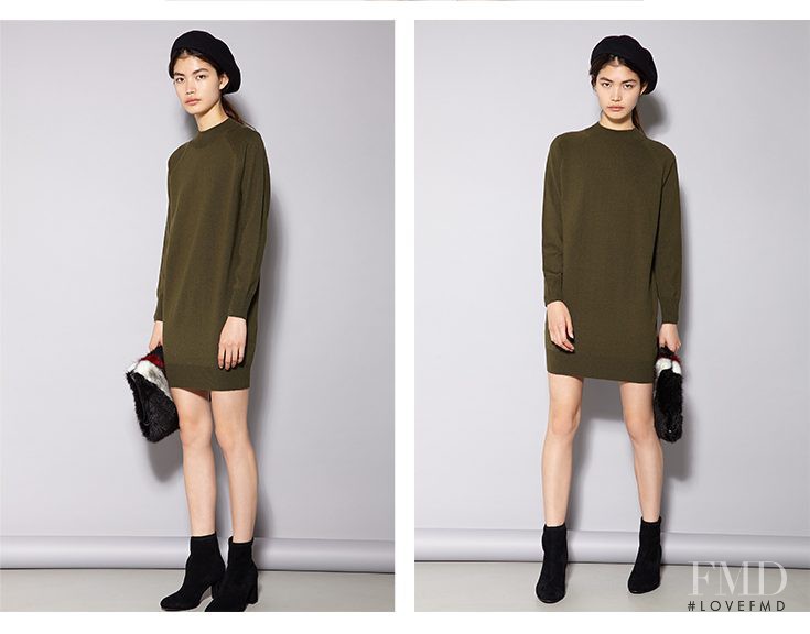 Rina Fukushi featured in  the Moussy catalogue for Autumn/Winter 2015