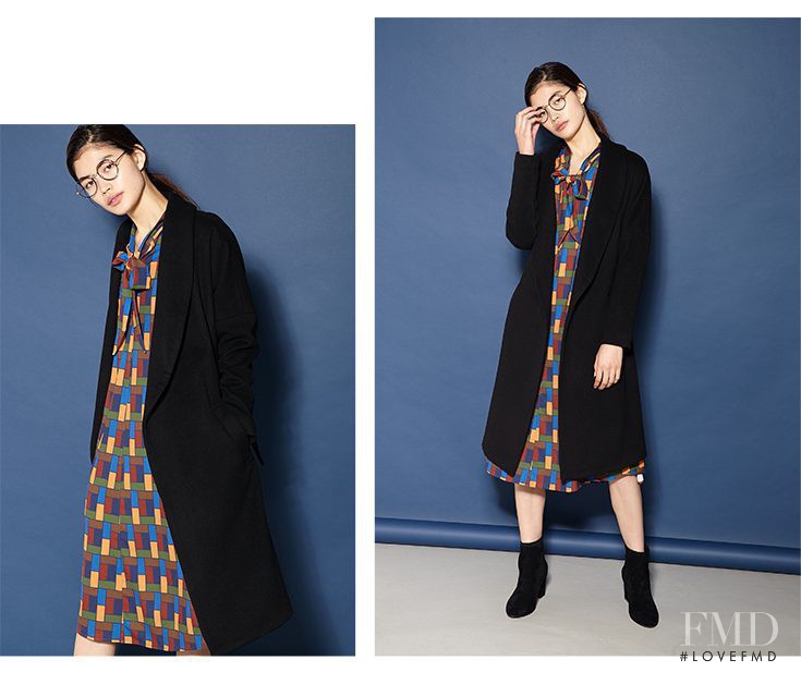 Rina Fukushi featured in  the Moussy catalogue for Autumn/Winter 2015