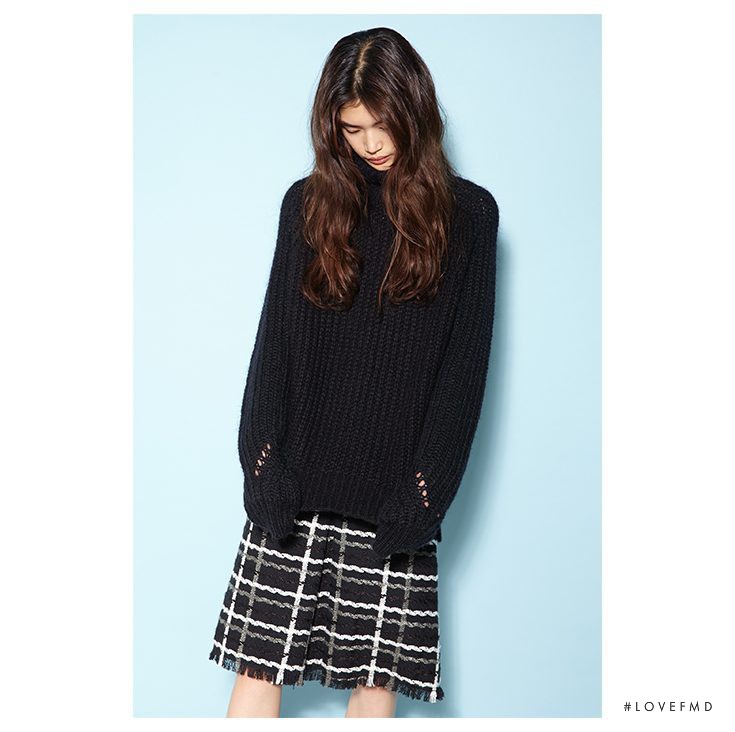 Rina Fukushi featured in  the Moussy catalogue for Autumn/Winter 2015