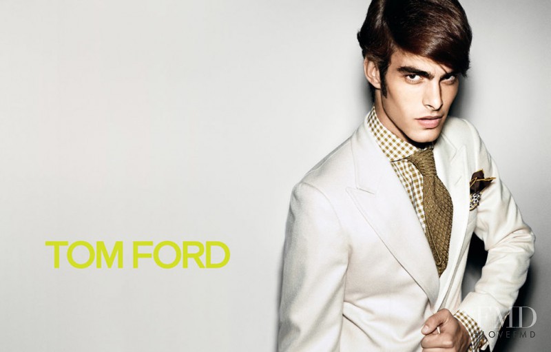 Jon Kortajarena featured in  the Tom Ford advertisement for Spring/Summer 2009