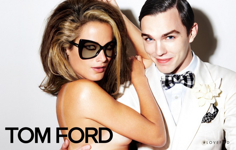 Carolyn Murphy featured in  the Tom Ford Eyewear advertisement for Spring/Summer 2010