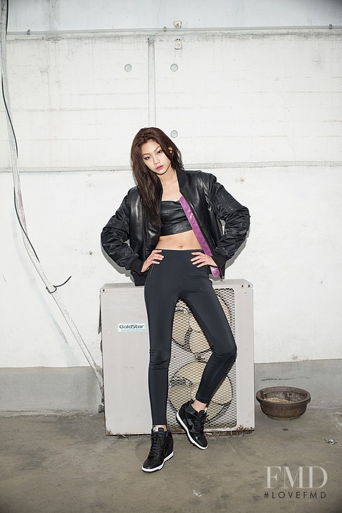 HoYeon Jung featured in  the Kimmy J Kimmy\'s Seoul Collection lookbook for Autumn/Winter 2015