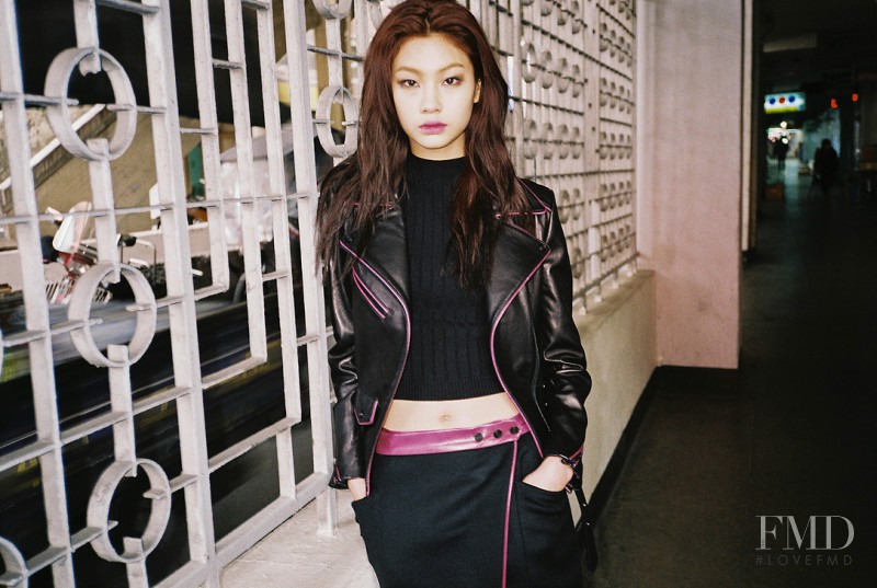 HoYeon Jung featured in  the Kimmy J Kimmy\'s Seoul Collection lookbook for Autumn/Winter 2015