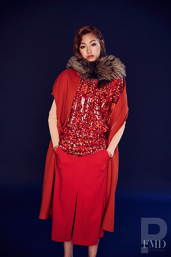 HoYeon Jung featured in  the Koon Korea lookbook for Winter 2015