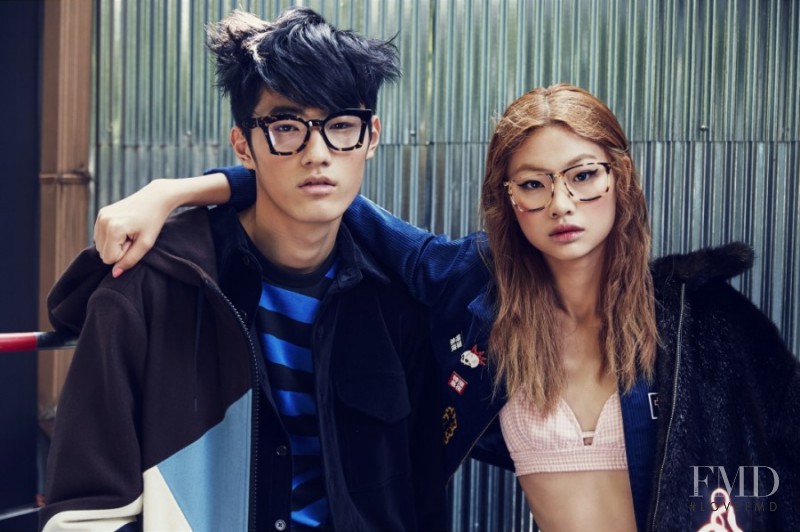 HoYeon Jung featured in  the Koon Korea lookbook for Winter 2015