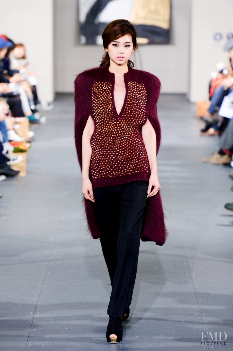 HoYeon Jung featured in  the Hanacha fashion show for Autumn/Winter 2013