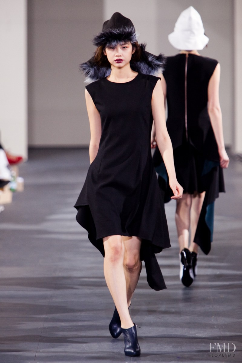 HoYeon Jung featured in  the Jarret fashion show for Autumn/Winter 2013