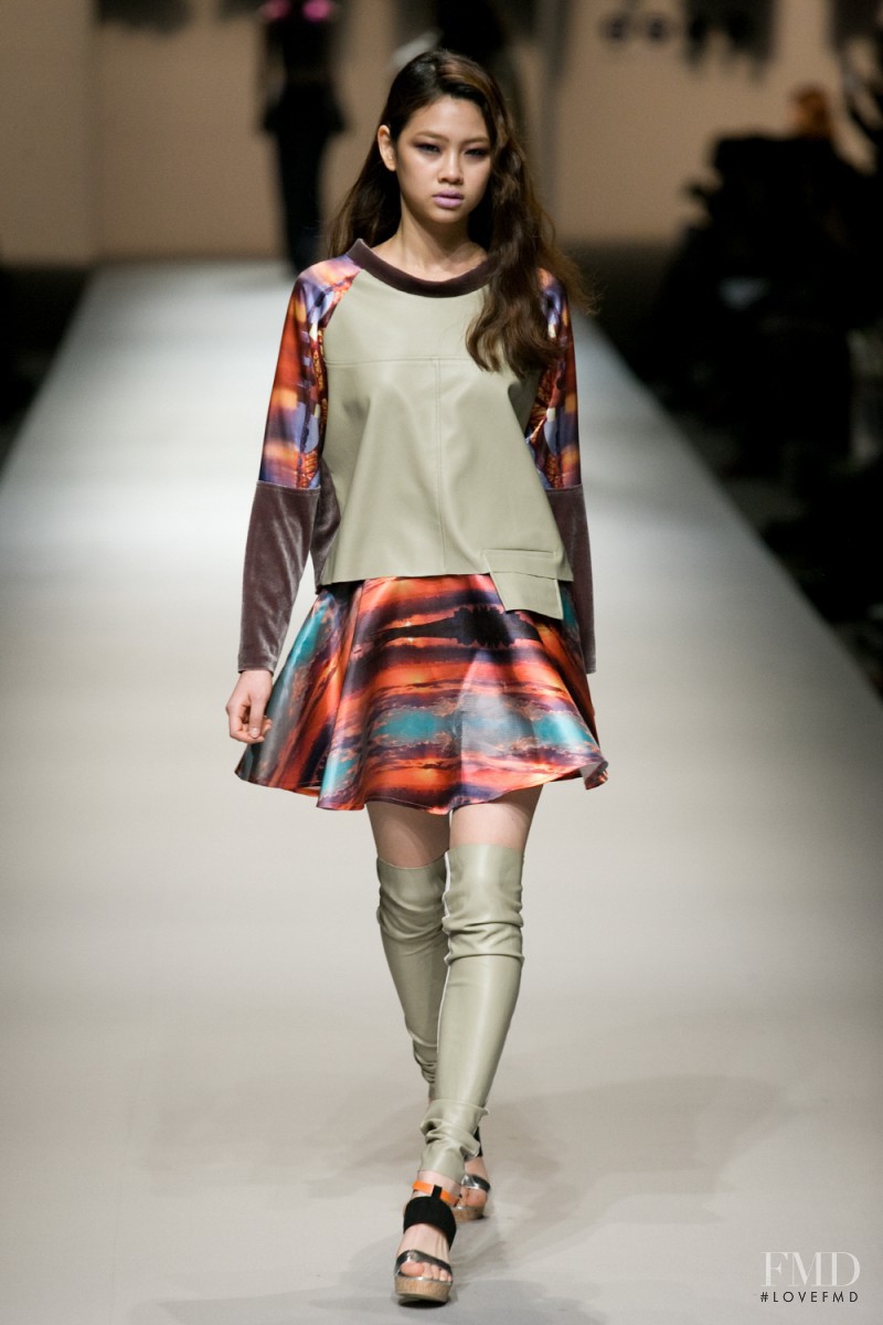 HoYeon Jung featured in  the S=YZ fashion show for Autumn/Winter 2013