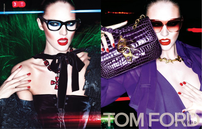 Candice Swanepoel featured in  the Tom Ford Eyewear advertisement for Autumn/Winter 2011