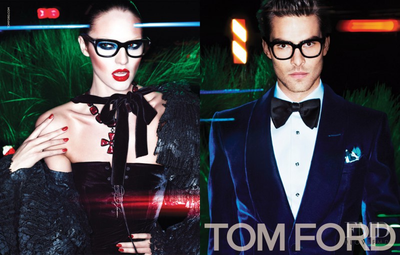 Candice Swanepoel featured in  the Tom Ford Eyewear advertisement for Autumn/Winter 2011