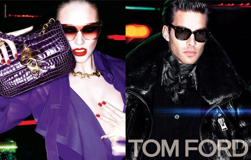 Candice Swanepoel featured in  the Tom Ford Eyewear advertisement for Autumn/Winter 2011