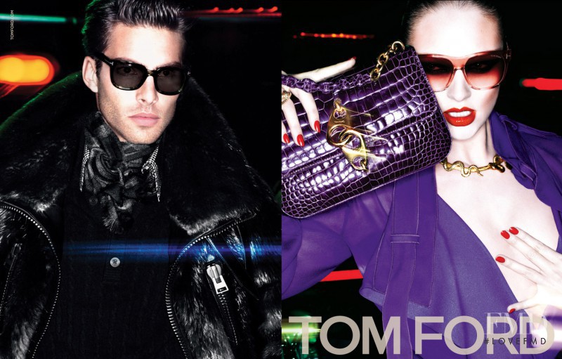 Candice Swanepoel featured in  the Tom Ford Eyewear advertisement for Autumn/Winter 2011