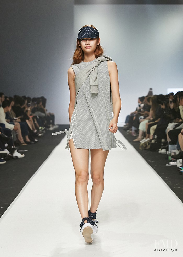 HoYeon Jung featured in  the The Studio K fashion show for Spring/Summer 2016