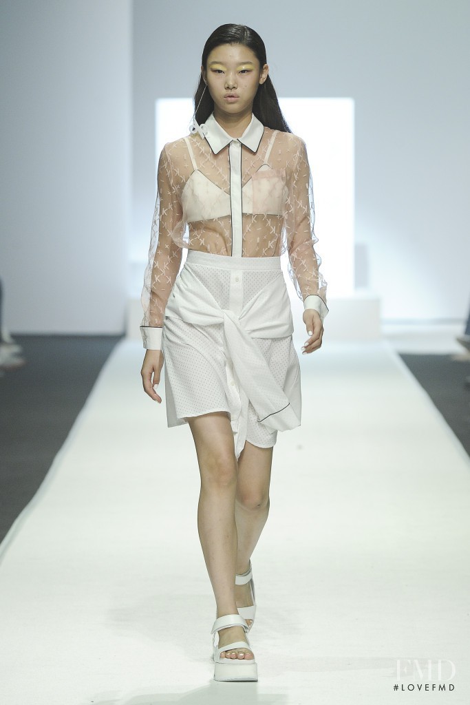 Yoon Young Bae featured in  the The Studio K fashion show for Spring/Summer 2016