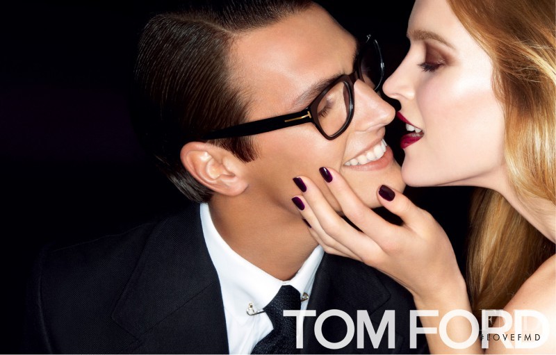 Mirte Maas featured in  the Tom Ford advertisement for Spring/Summer 2012