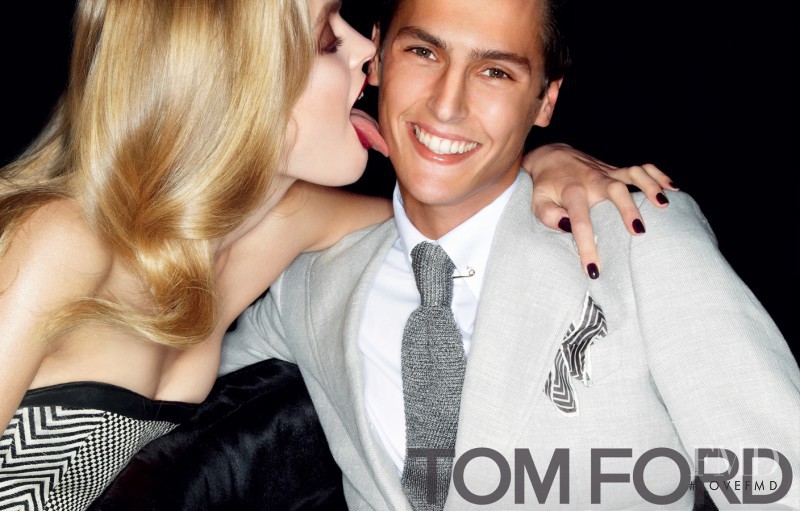 Mirte Maas featured in  the Tom Ford advertisement for Spring/Summer 2012