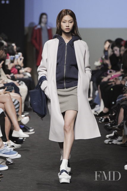 HoYeon Jung featured in  the The Studio K fashion show for Autumn/Winter 2015
