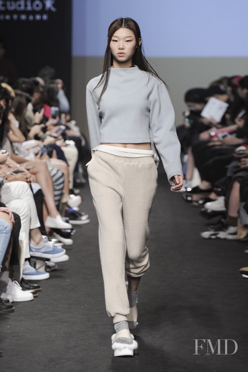 Yoon Young Bae featured in  the The Studio K fashion show for Autumn/Winter 2015