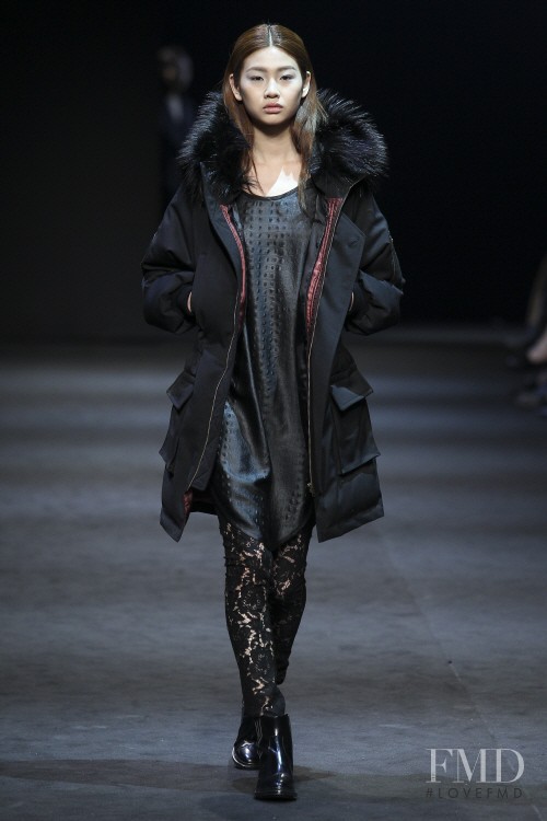 HoYeon Jung featured in  the Jain Song fashion show for Autumn/Winter 2015