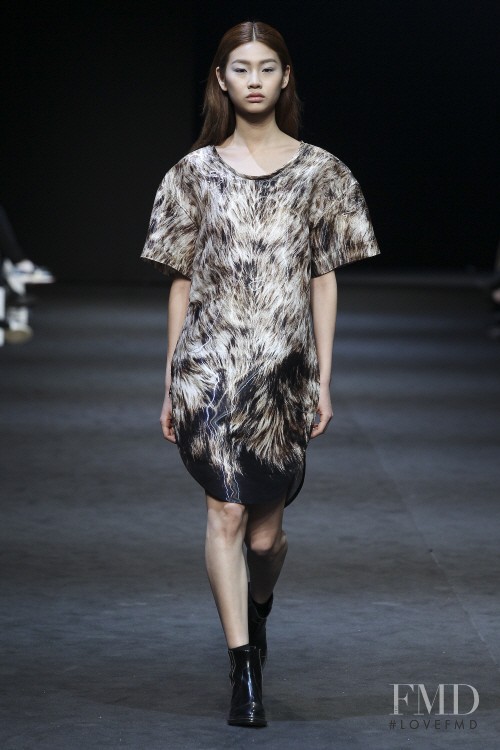 HoYeon Jung featured in  the Jain Song fashion show for Autumn/Winter 2015