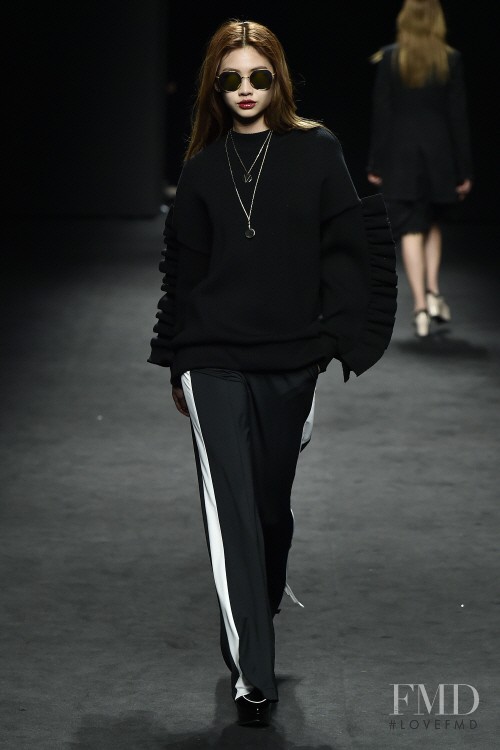 HoYeon Jung featured in  the Arche fashion show for Autumn/Winter 2015