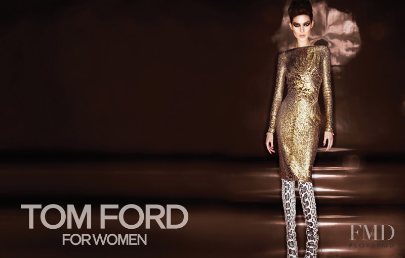 Kati Nescher featured in  the Tom Ford advertisement for Autumn/Winter 2012