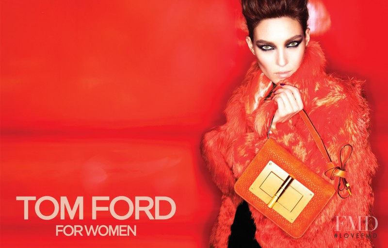 Kati Nescher featured in  the Tom Ford advertisement for Autumn/Winter 2012