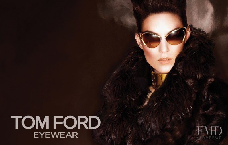 Kati Nescher featured in  the Tom Ford Eyewear advertisement for Autumn/Winter 2012