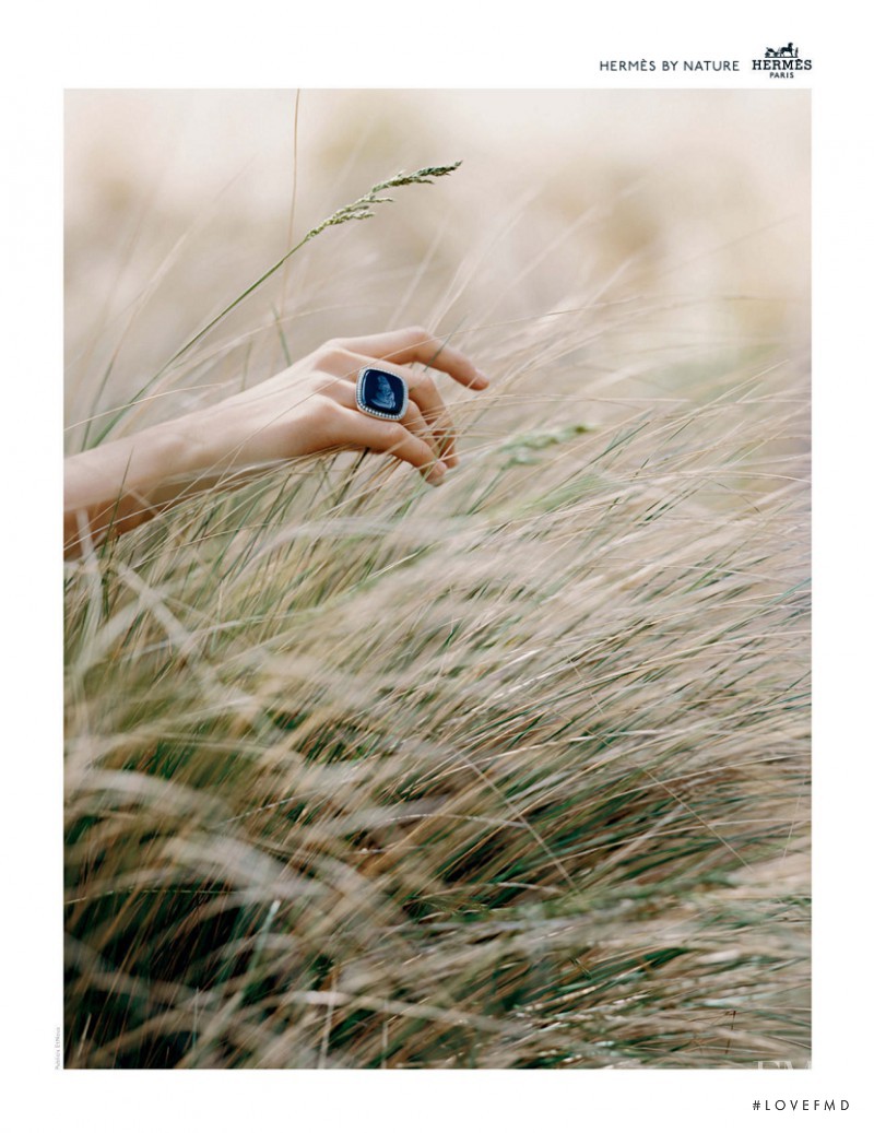 Sophia Ahrens featured in  the Hermès advertisement for Spring/Summer 2016