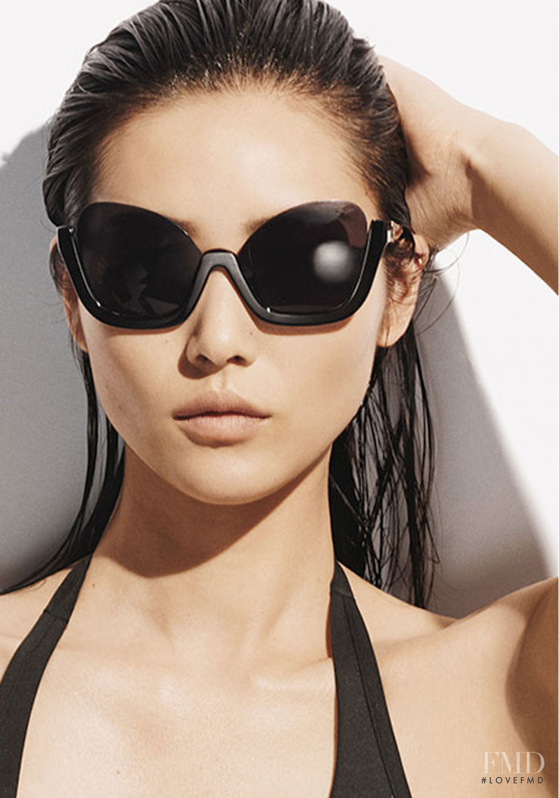 Liu Wen featured in  the La Perla advertisement for Spring/Summer 2016