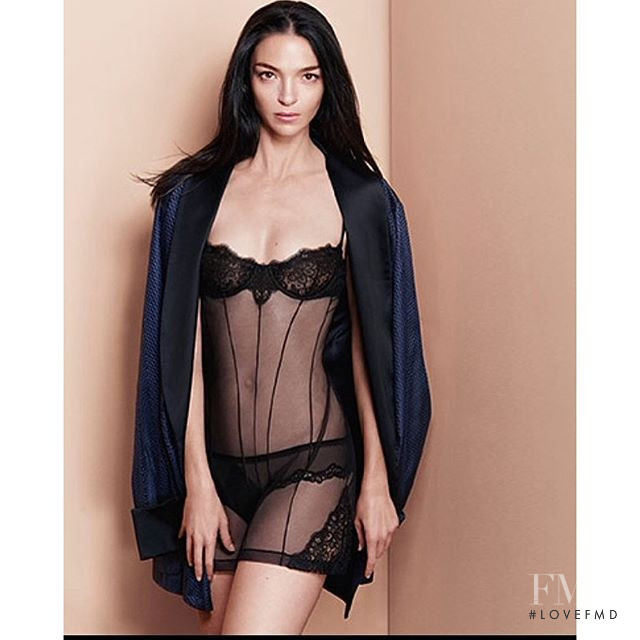 Mariacarla Boscono featured in  the La Perla advertisement for Spring/Summer 2016