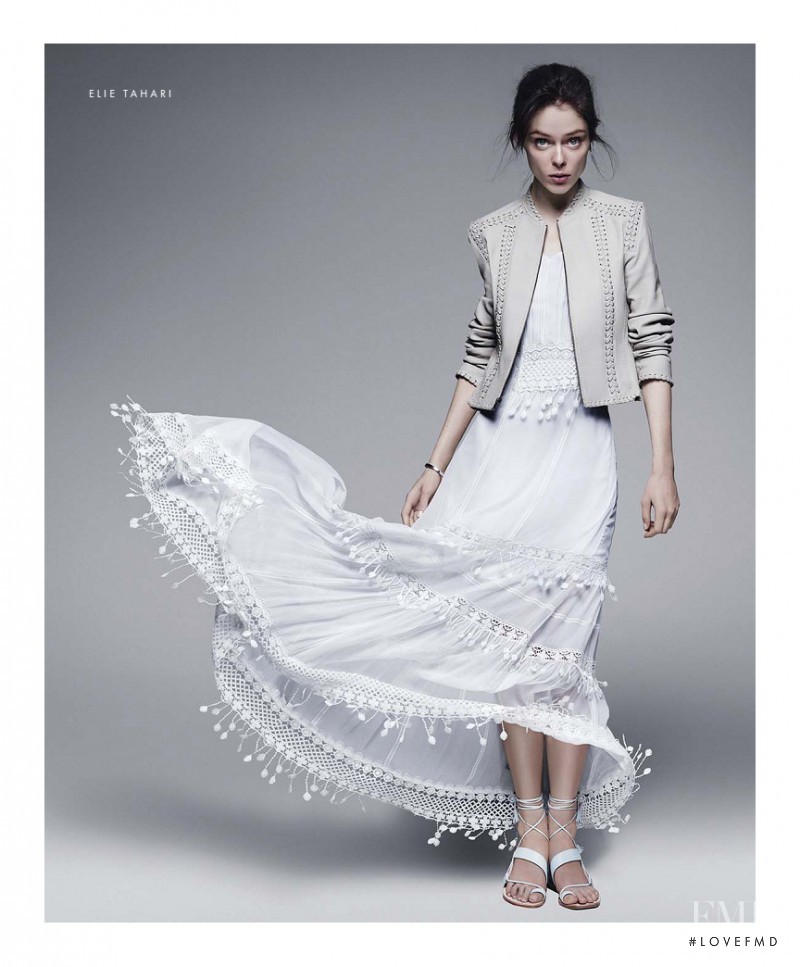 Coco Rocha featured in  the Amazon Fashion advertisement for Spring/Summer 2016
