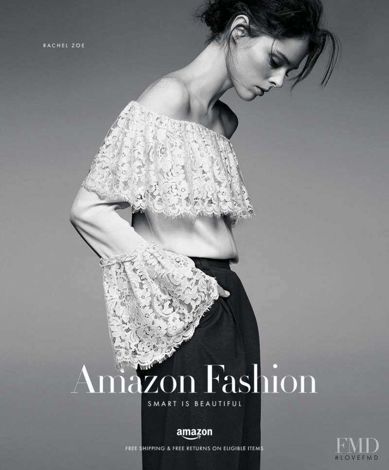 Coco Rocha featured in  the Amazon Fashion advertisement for Spring/Summer 2016