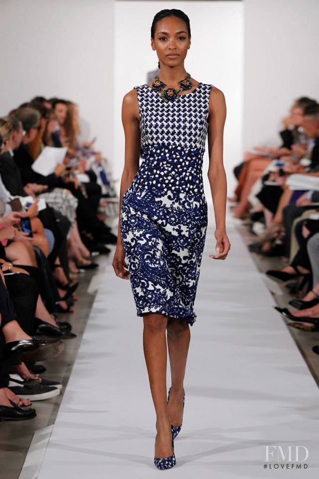 Jourdan Dunn featured in  the Oscar de la Renta fashion show for Spring/Summer 2014