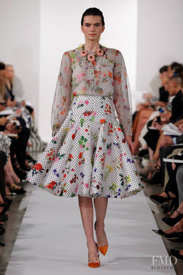 Nouk Torsing featured in  the Oscar de la Renta fashion show for Spring/Summer 2014