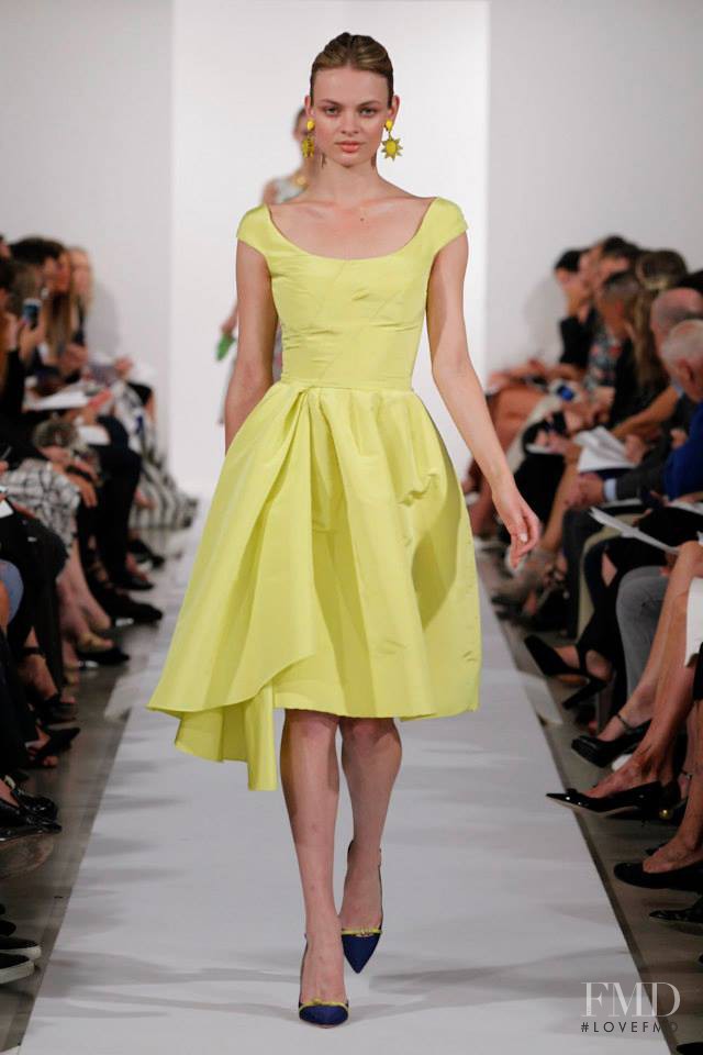 Stef van der Laan featured in  the Oscar de la Renta fashion show for Spring/Summer 2014