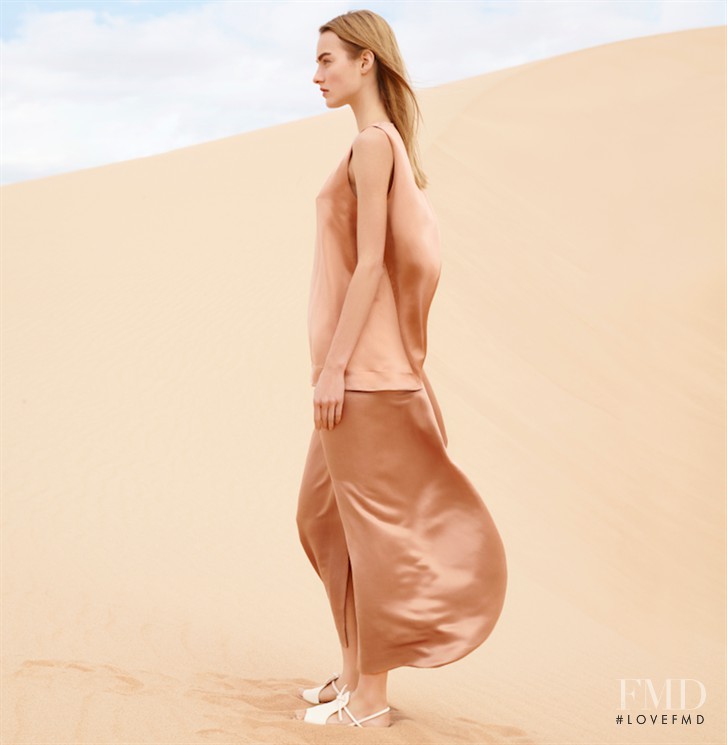 Maartje Verhoef featured in  the Cos Sweden advertisement for Spring/Summer 2016