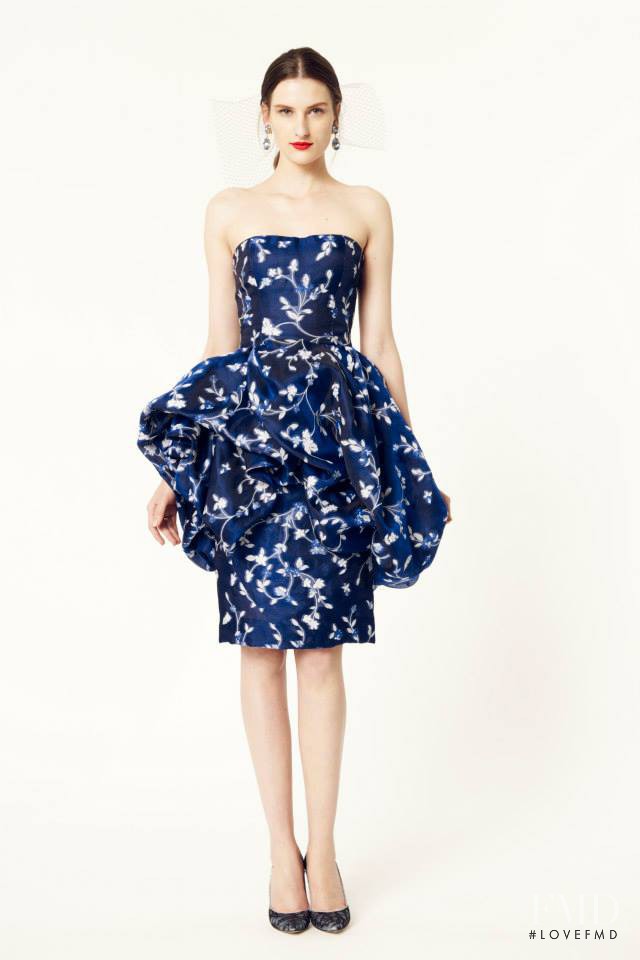 Katia Selinger featured in  the Oscar de la Renta fashion show for Resort 2014