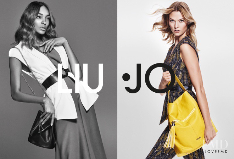 Jourdan Dunn featured in  the Liu Jo advertisement for Spring/Summer 2016