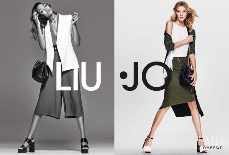 Jourdan Dunn featured in  the Liu Jo advertisement for Spring/Summer 2016