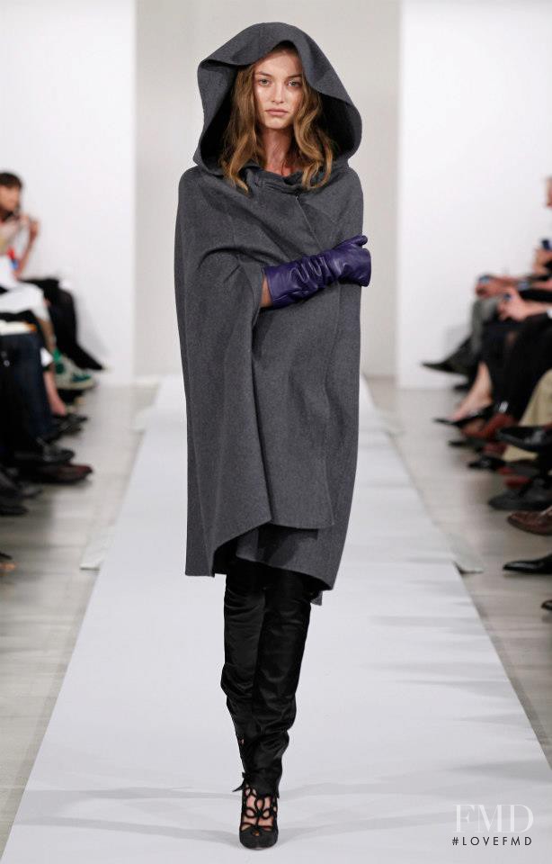 Iris van Berne featured in  the Oscar de la Renta fashion show for Autumn/Winter 2013