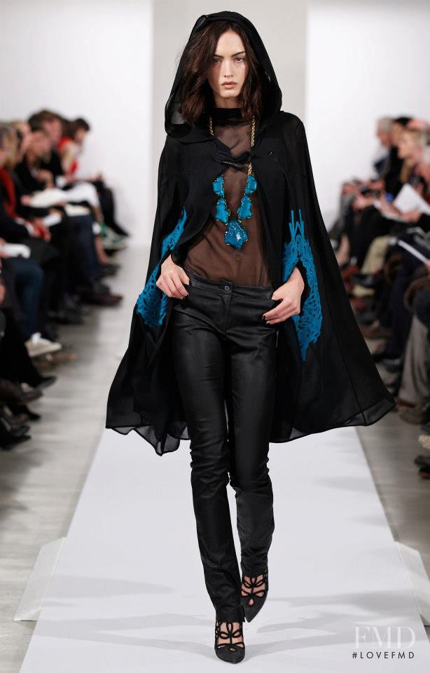 Kelsey Rogers featured in  the Oscar de la Renta fashion show for Autumn/Winter 2013