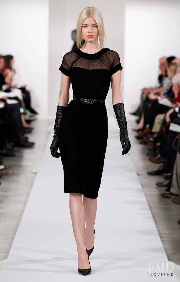 Valerija Sestic featured in  the Oscar de la Renta fashion show for Autumn/Winter 2013