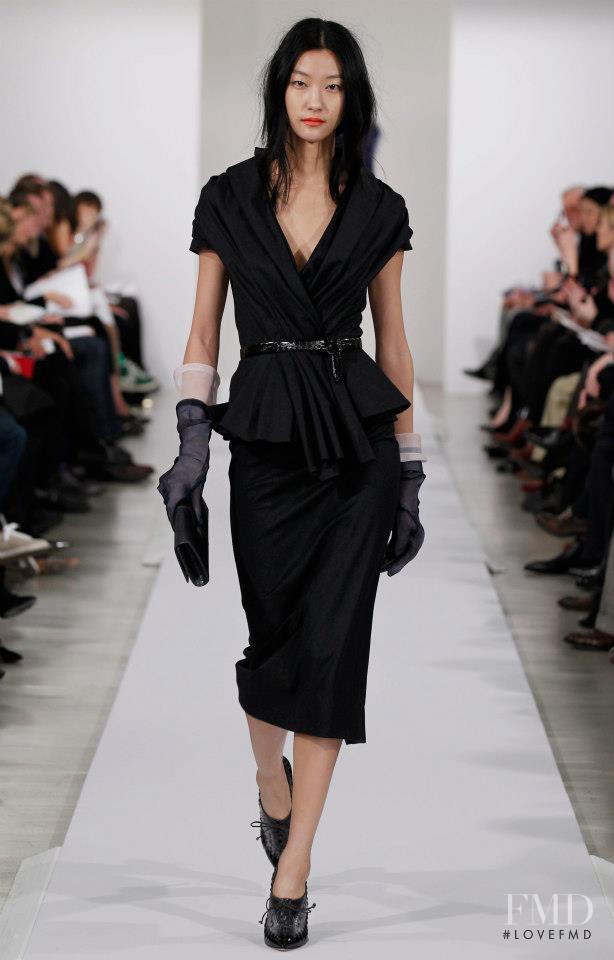 Ji Hye Park featured in  the Oscar de la Renta fashion show for Autumn/Winter 2013