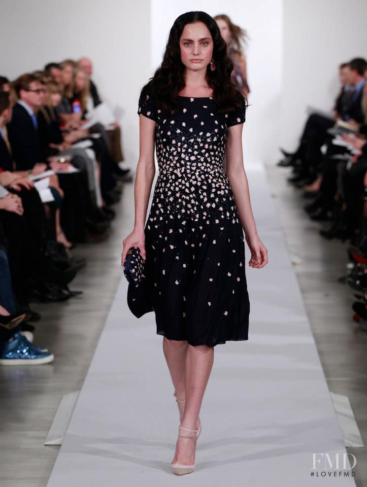 Marinet Matthee featured in  the Oscar de la Renta fashion show for Pre-Fall 2013