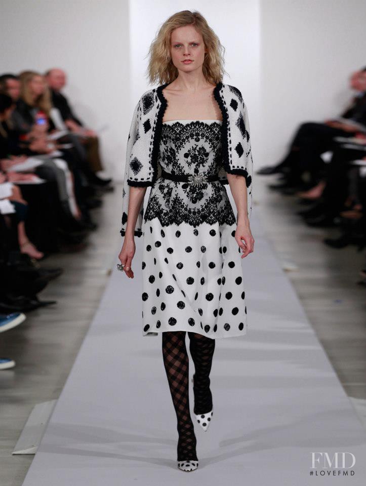 Hanne Gaby Odiele featured in  the Oscar de la Renta fashion show for Pre-Fall 2013