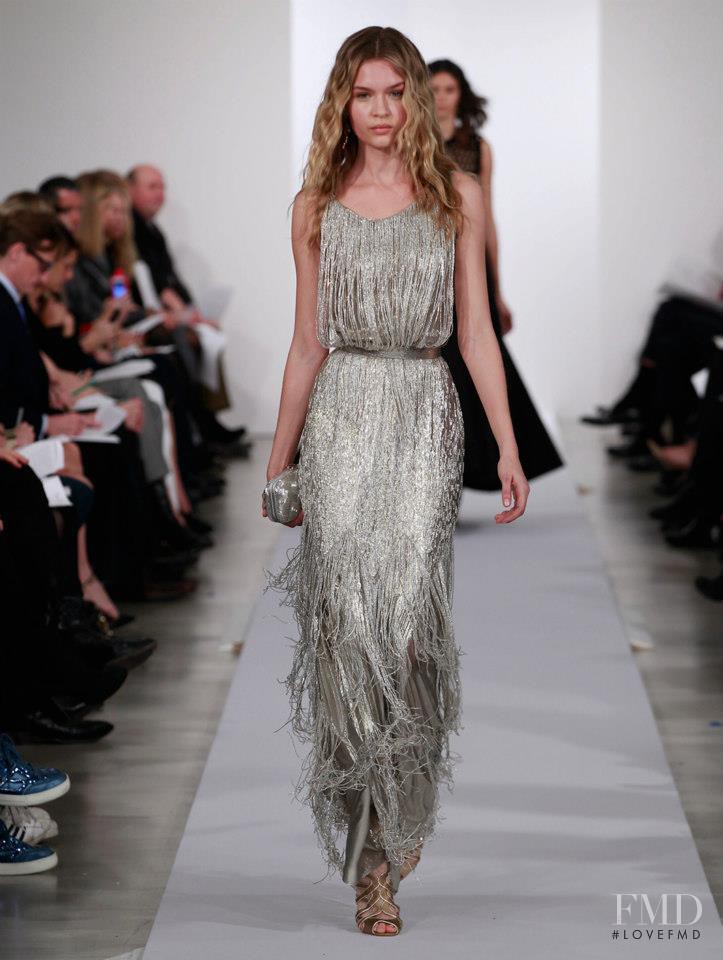 Josephine Skriver featured in  the Oscar de la Renta fashion show for Pre-Fall 2013
