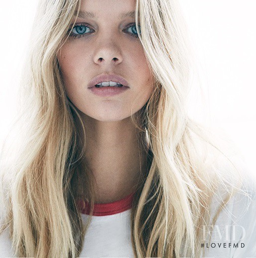 Marloes Horst featured in  the Forever 21 advertisement for Spring/Summer 2016